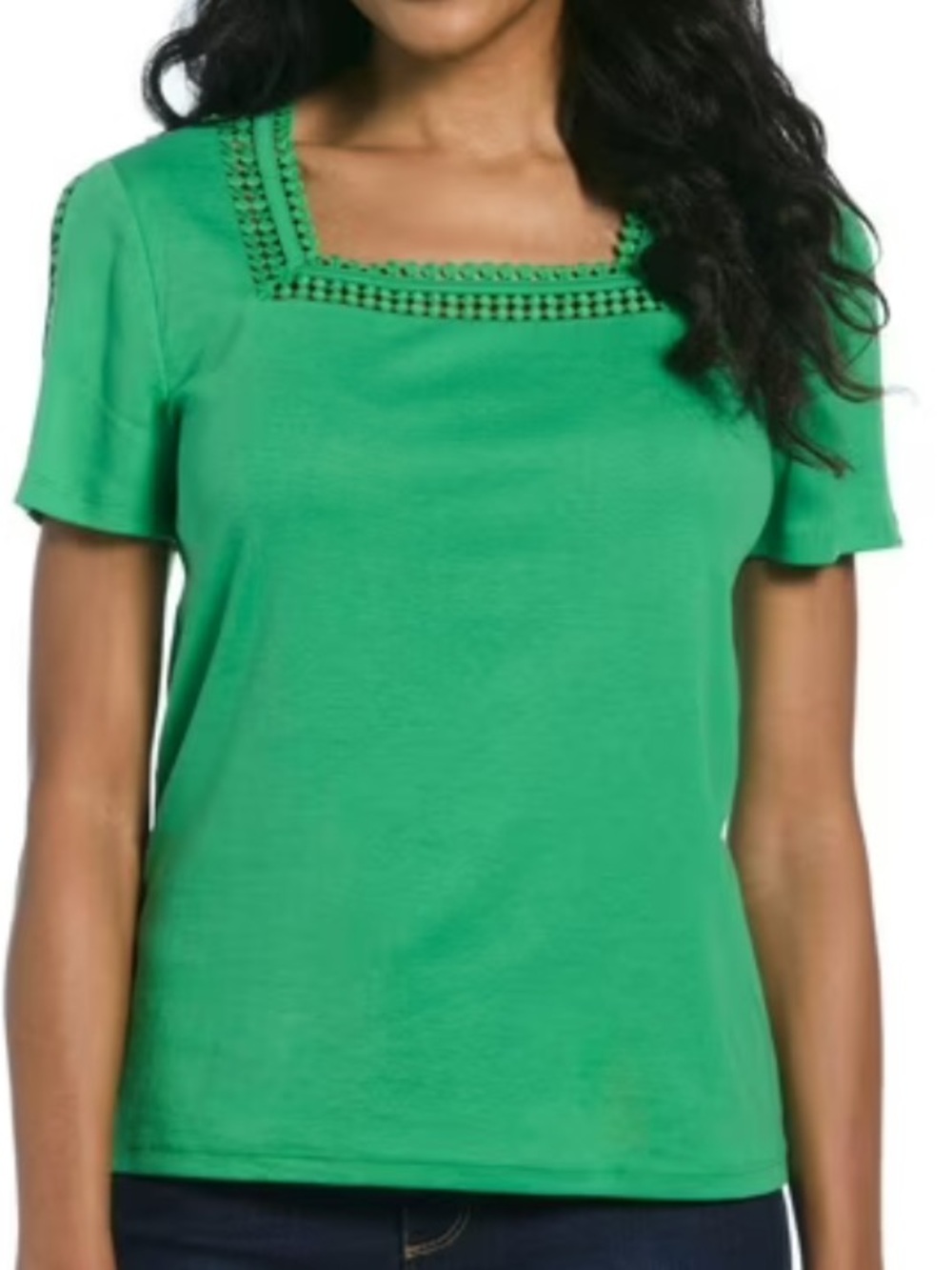 Rafaella | square neckline blouse size XXL